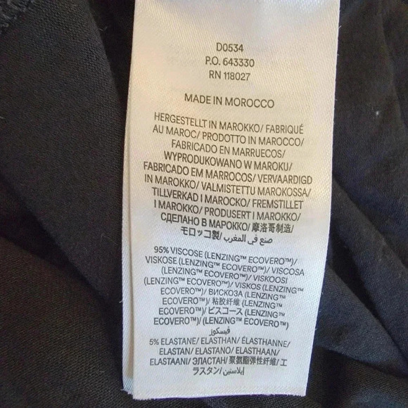 Boden Short Sleeve Knot Detail Jersey Mini Dress Viscose Spandex Blend 6R - Picture 8 of 8